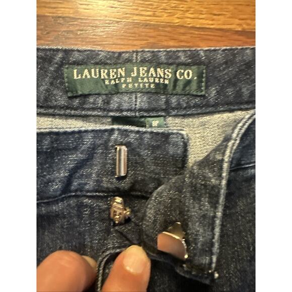 Lauren Jeans Co Women’s Jeans 8P Ralph Lauren Petite Blue - Picture 5 of 13